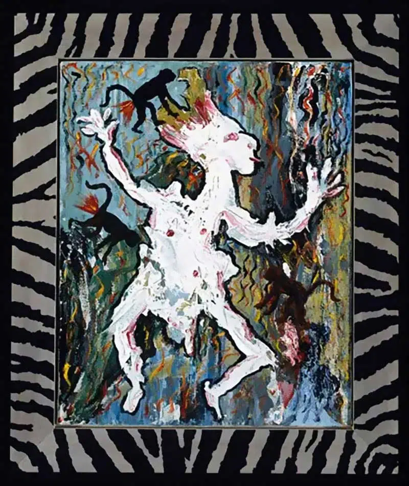The rape of Bigarschol - 1996 David Bowie paintings - The rape of Bigarschol - 1996