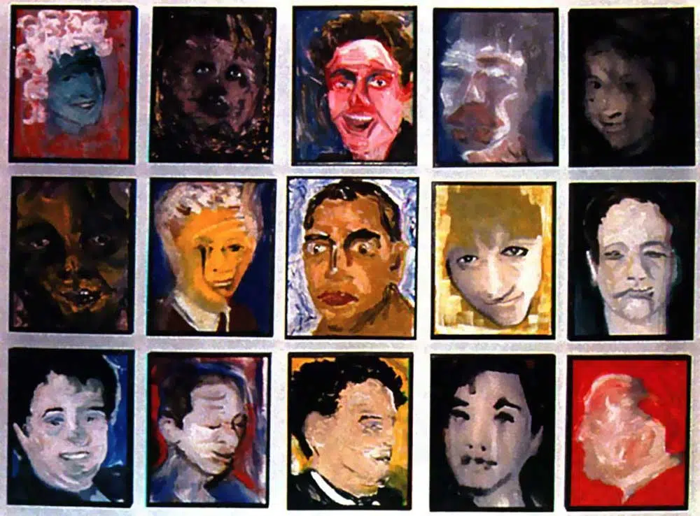 The rape of Bigarschol - 1996 David Bowie paintings - The rape of Bigarschol - 1996