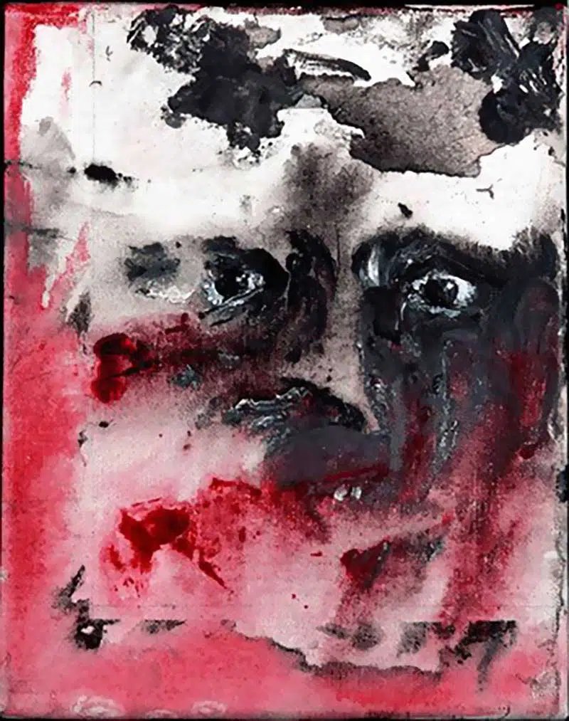 The rape of Bigarschol - 1996 David Bowie paintings - The rape of Bigarschol - 1996
