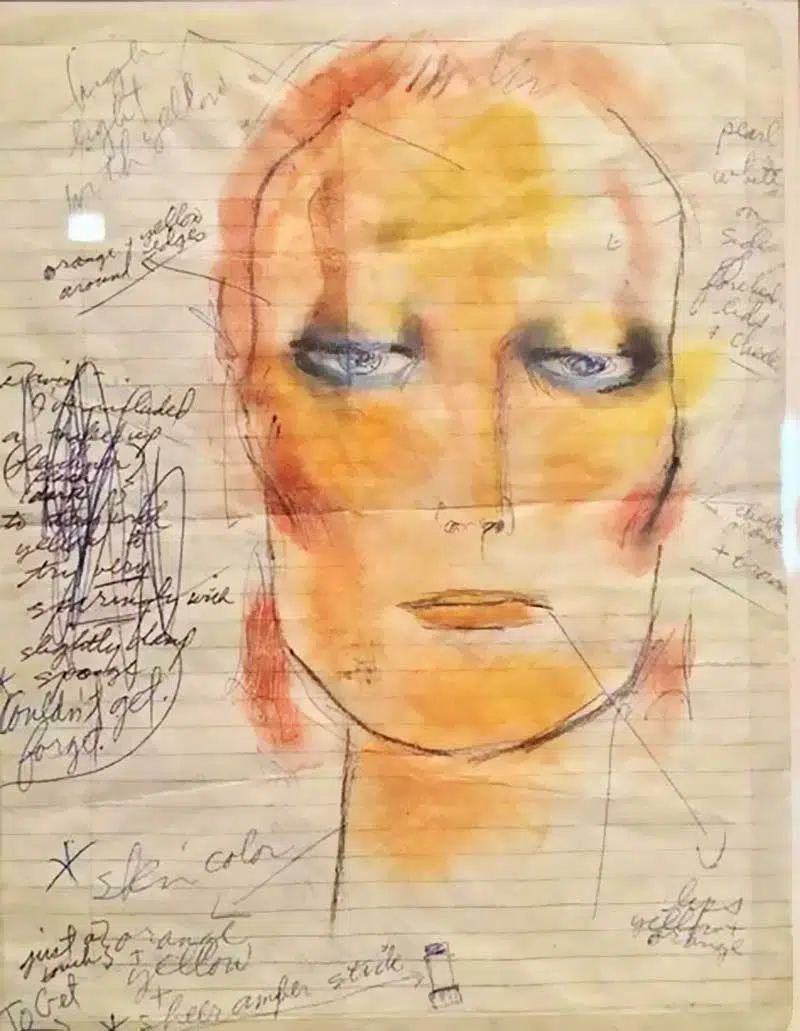 The rape of Bigarschol - 1996 David Bowie paintings - The rape of Bigarschol - 1996