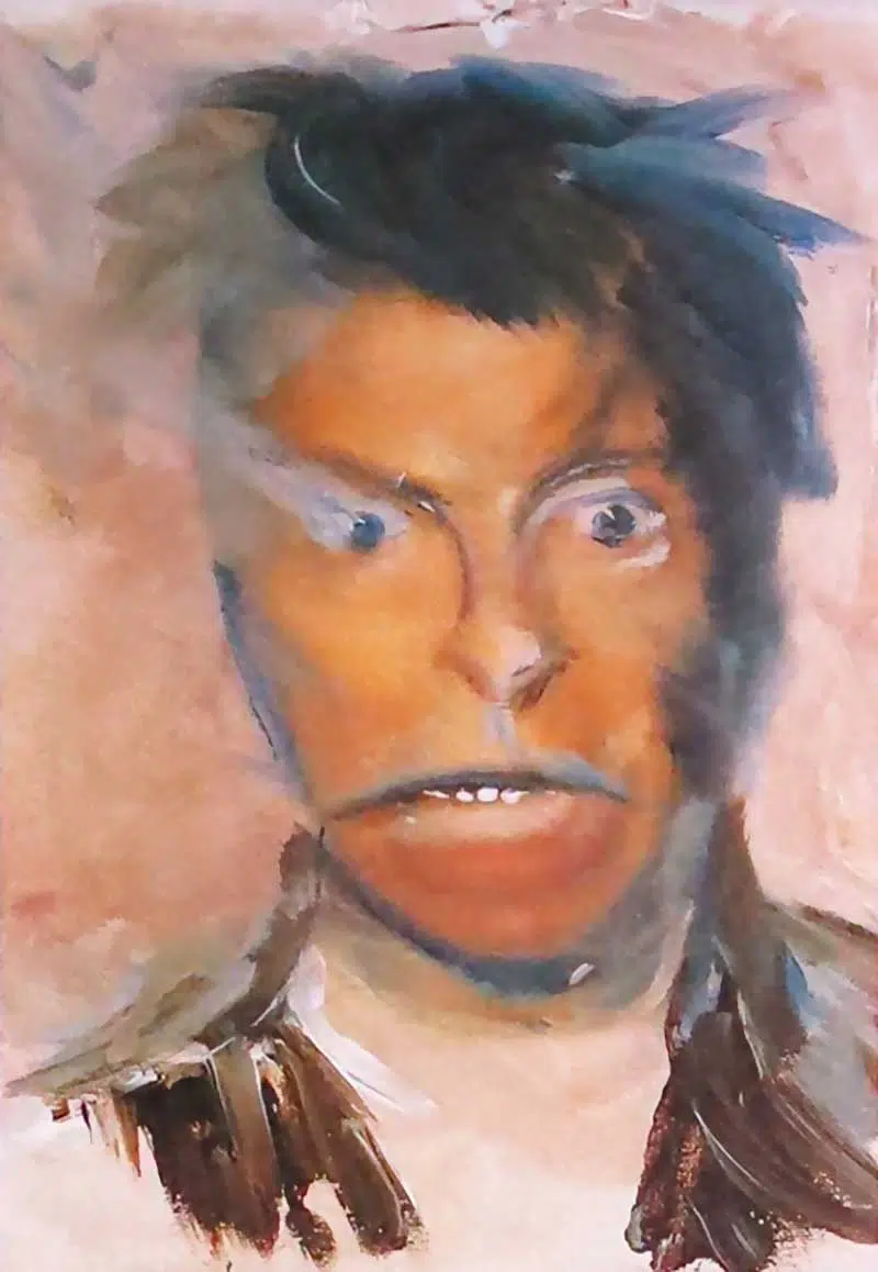 The rape of Bigarschol - 1996 David Bowie paintings - The rape of Bigarschol - 1996