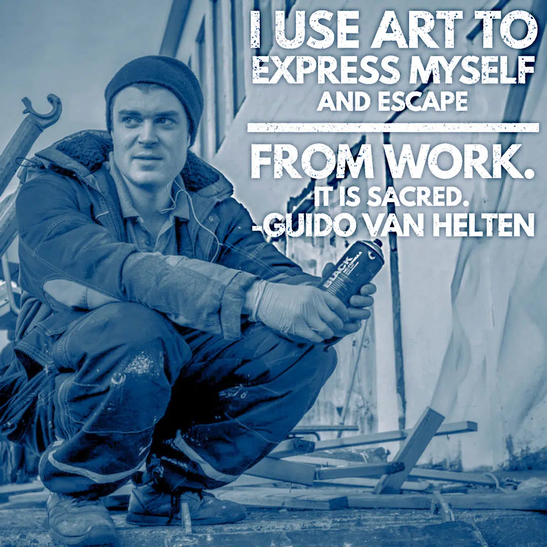 GUIDO VAN HELTEN Urban art quotes