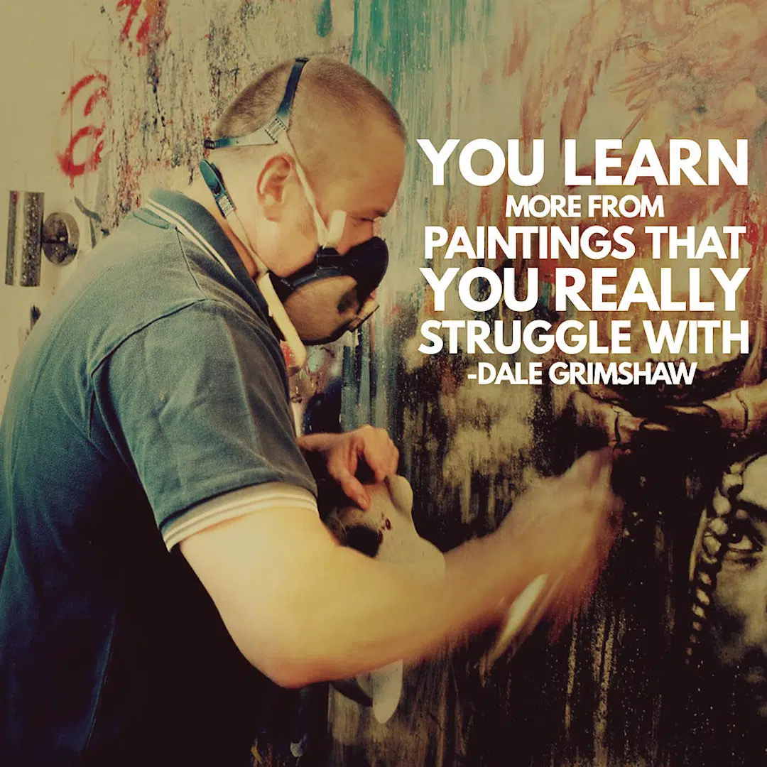 DALE GRIMSHAW Street art quotes