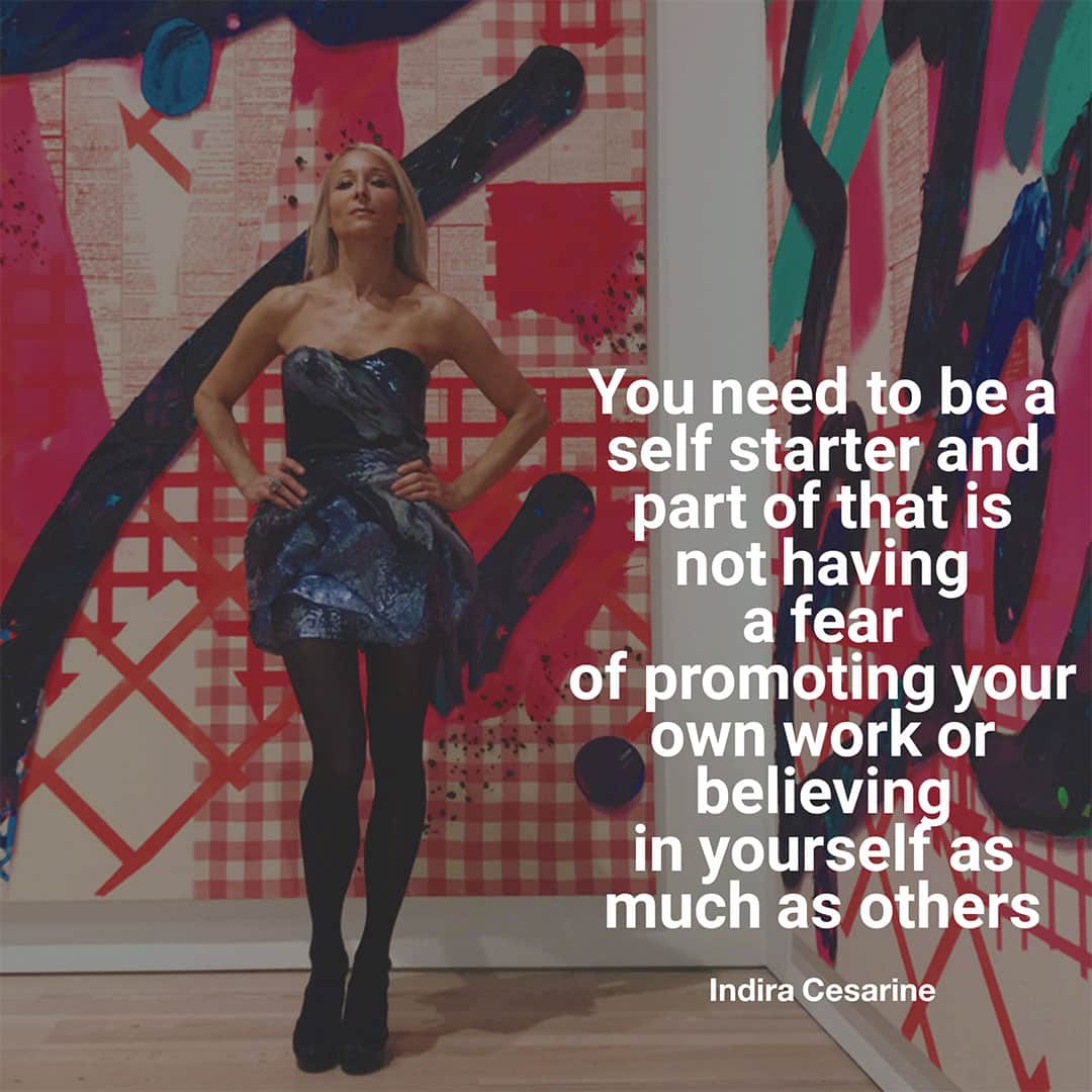 Being an artist quotes - Indira Cesarine