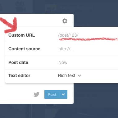 Tumblr tips for artists - custom URL