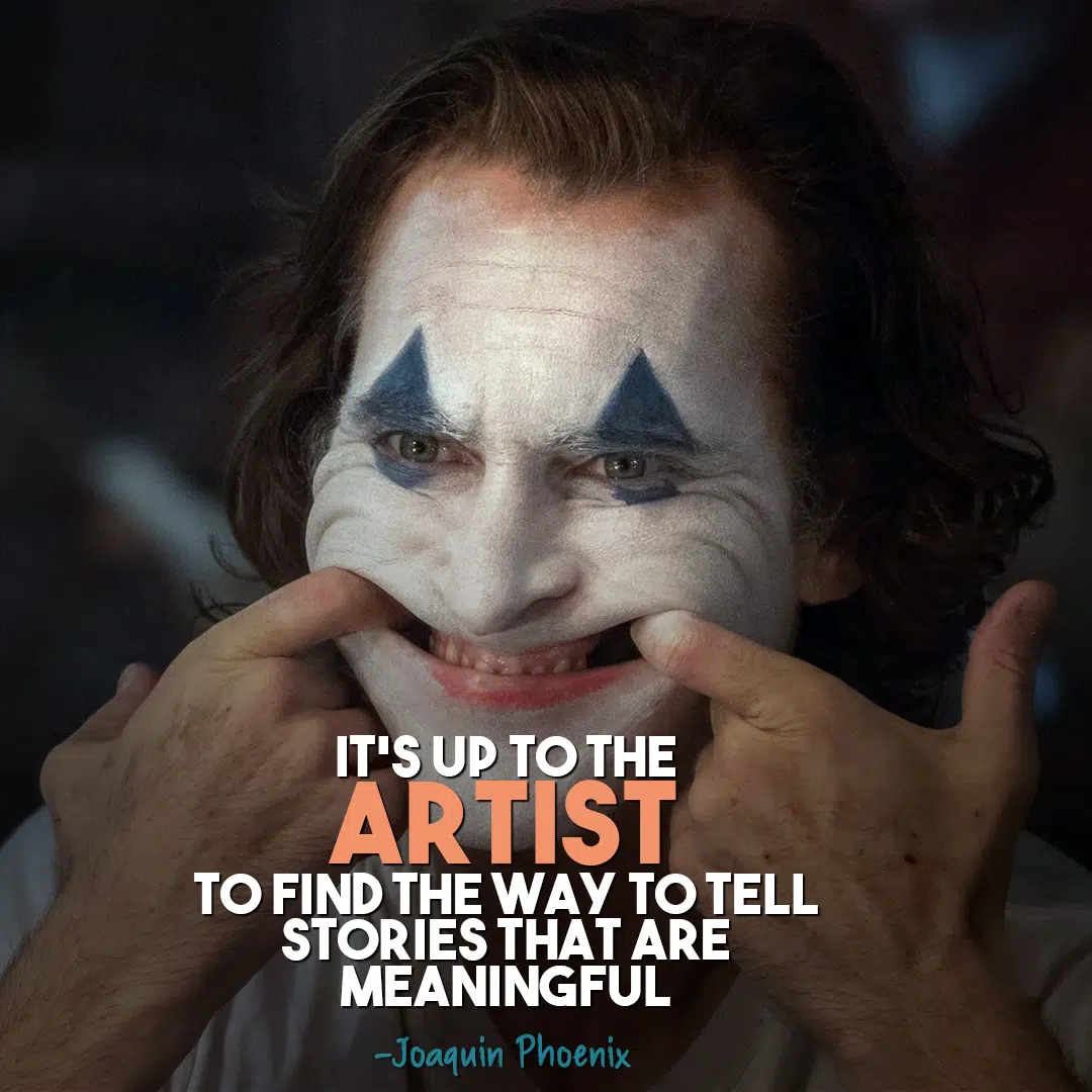 Joaquin Phoenix art quote Patreon for artists