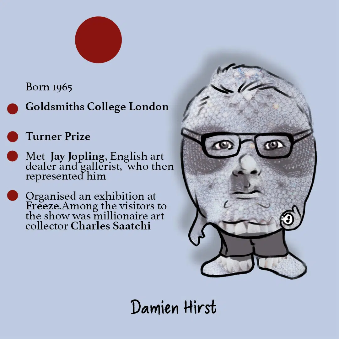 Damien Hirst the art world
