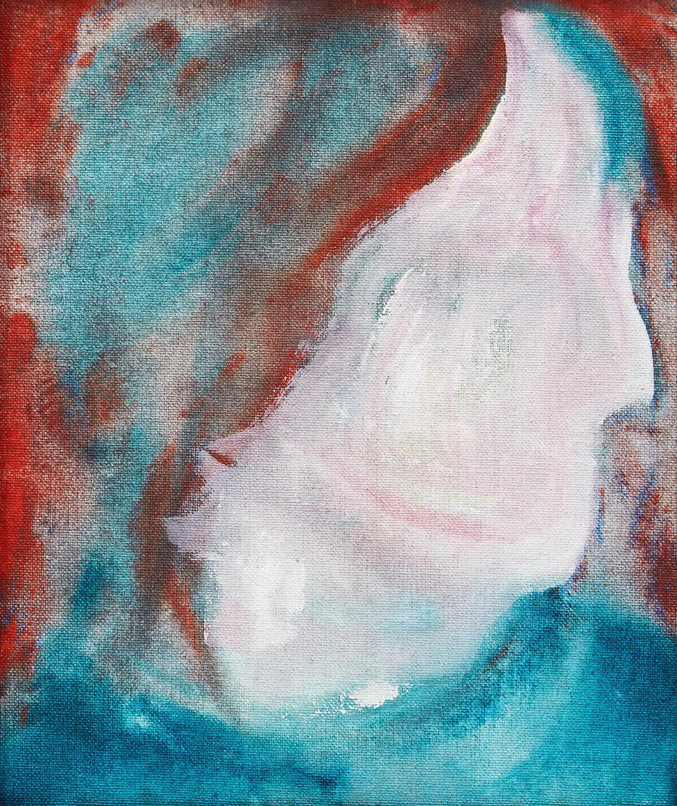 The rape of Bigarschol - 1996 David Bowie paintings - The rape of Bigarschol - 1996