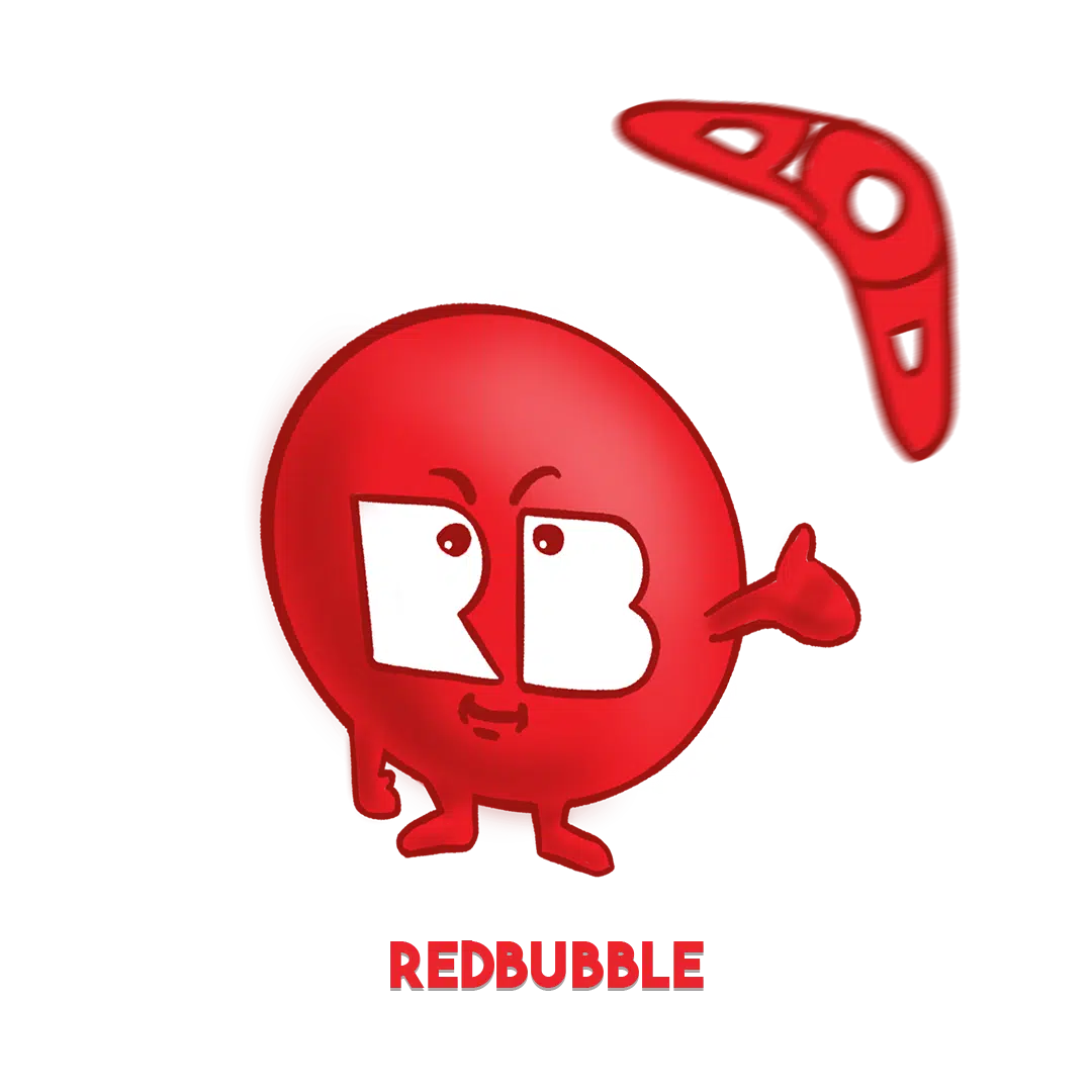 redbubble logo meme sell art online best sites RedBubble