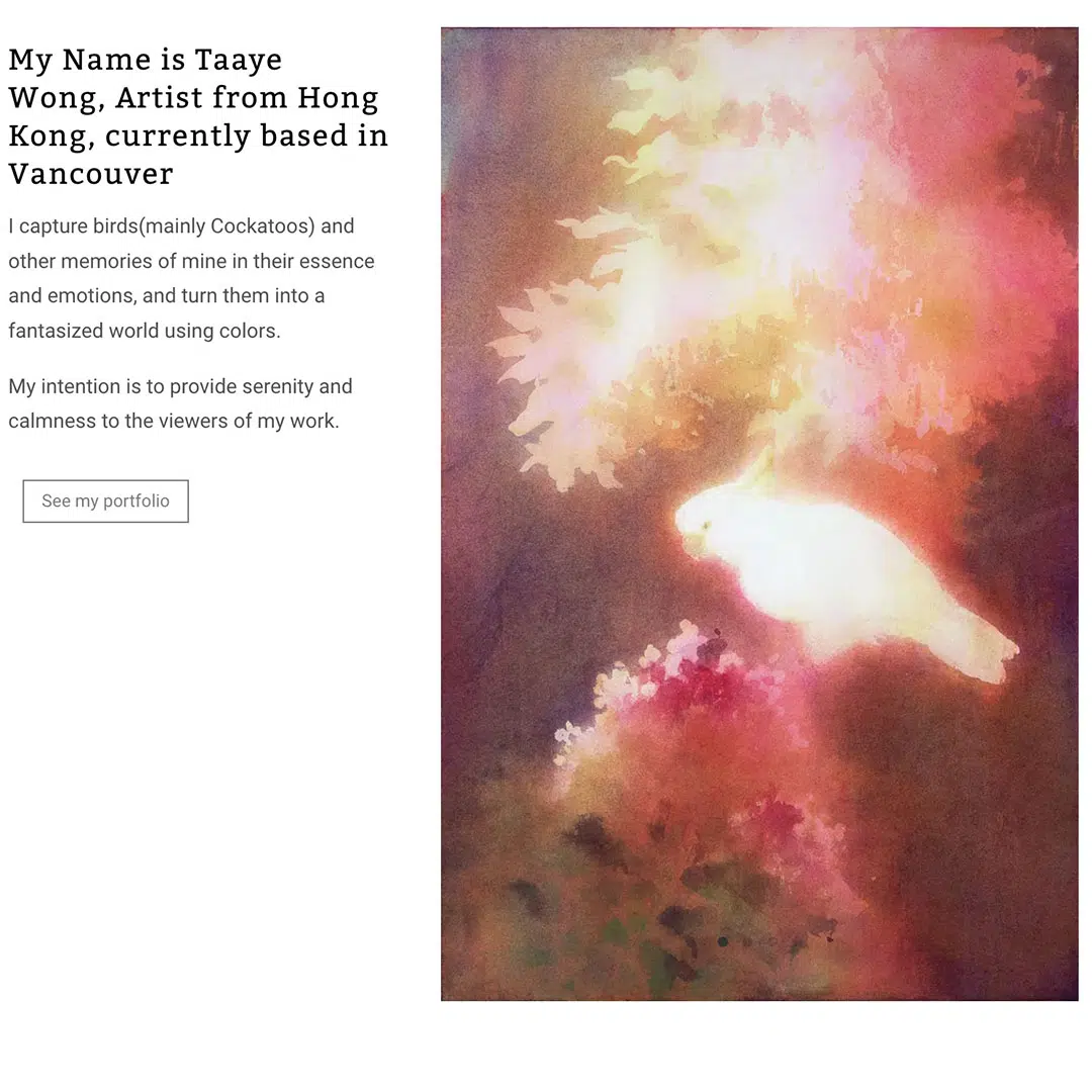 Taaye Cockatoo Art art coaching online community