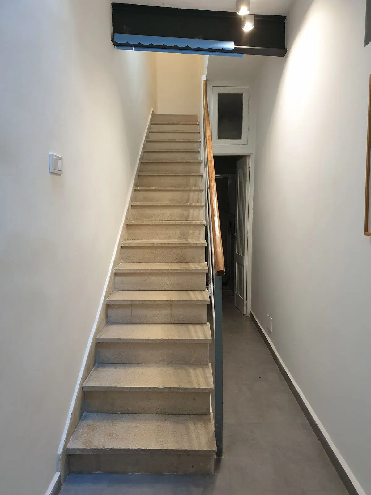 artist residency open call stairs to the ensuite room writer and artist residency open call in Madrid - stairs to the ensuite room