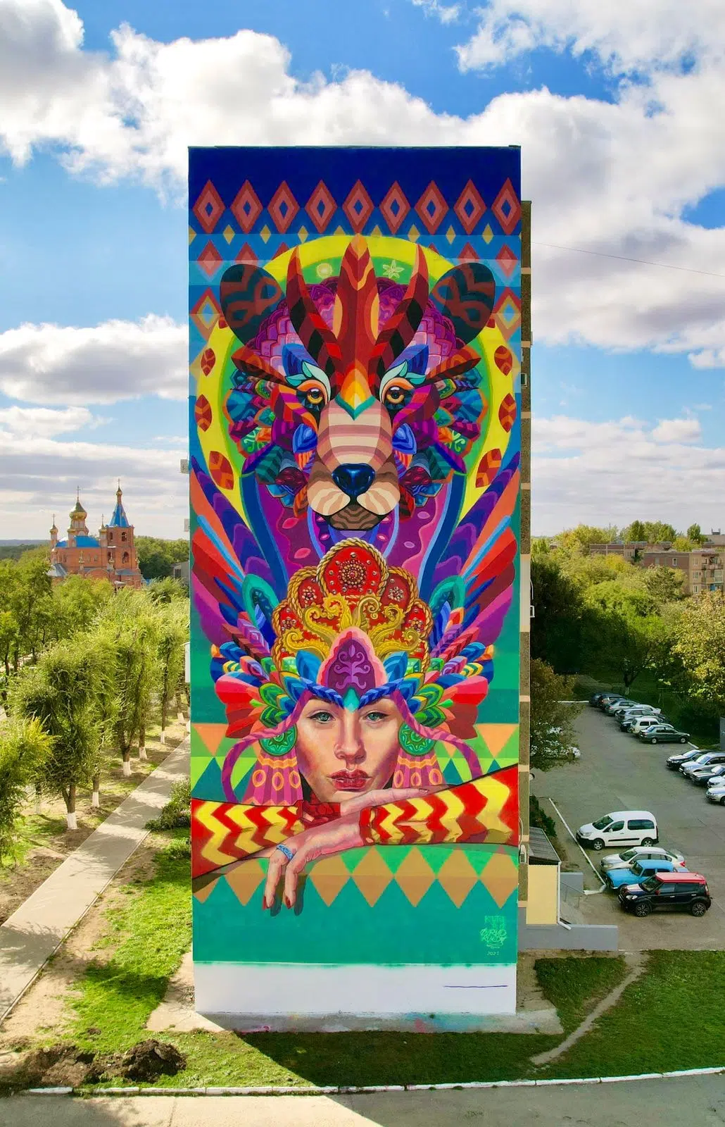 Farid Rueda street art Russia 2021 Farid Rueda street art Russia 2021