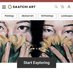 sell art online 01: SaatchiArt best places to sell art online: SaatchiArt