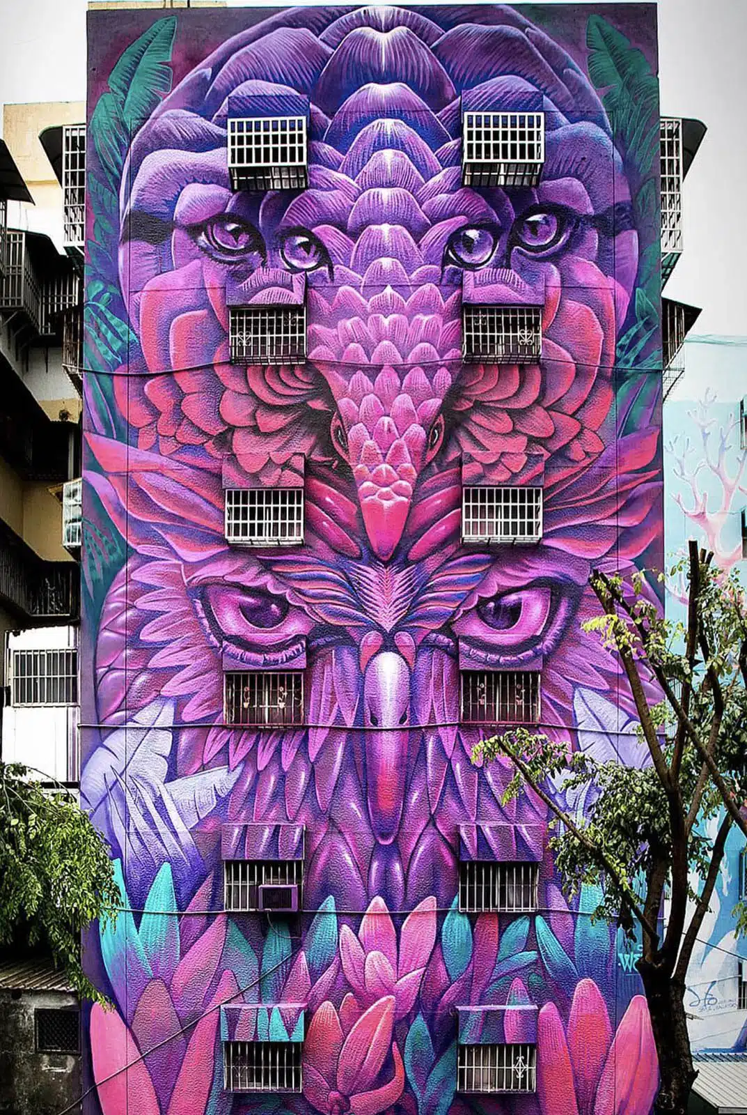 "Formosan Forms" Taiwan -2018 WERC mural "Formosan-Forms" Taiwan - 2018
