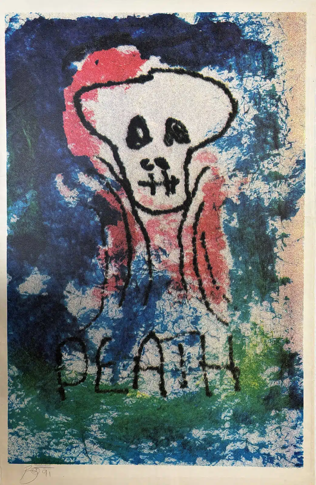 Death David Bowie Art - Arcana Tarot Card Series, a limited-edition silkscreen print set from 1975 - Death