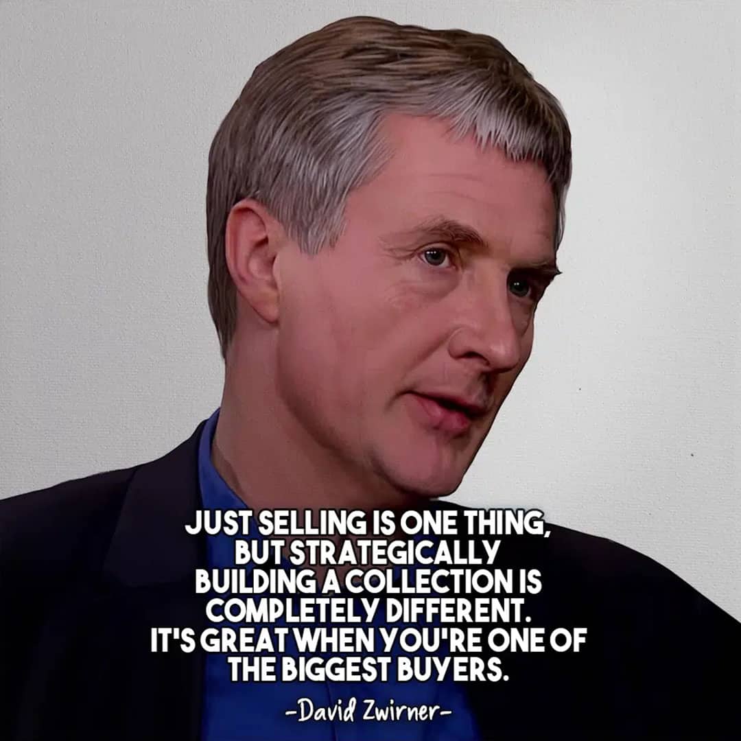 David Zwirner art gallery quote